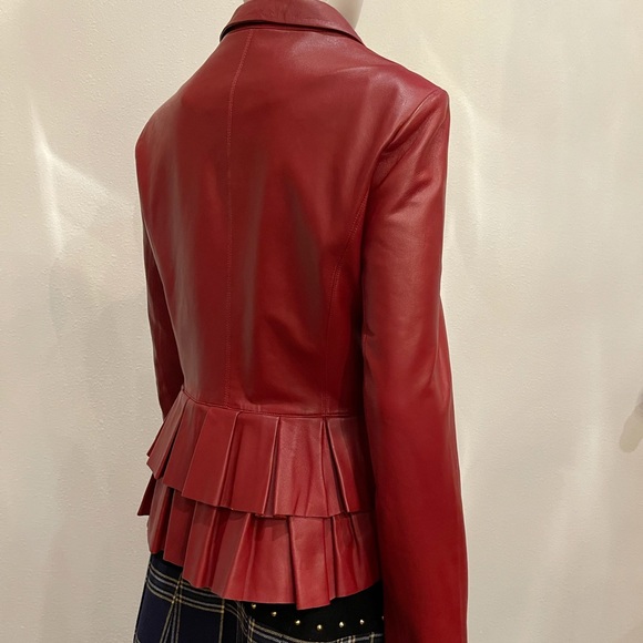 BAGATELLE Fitted Leather Jacket - Picture 8 of 10